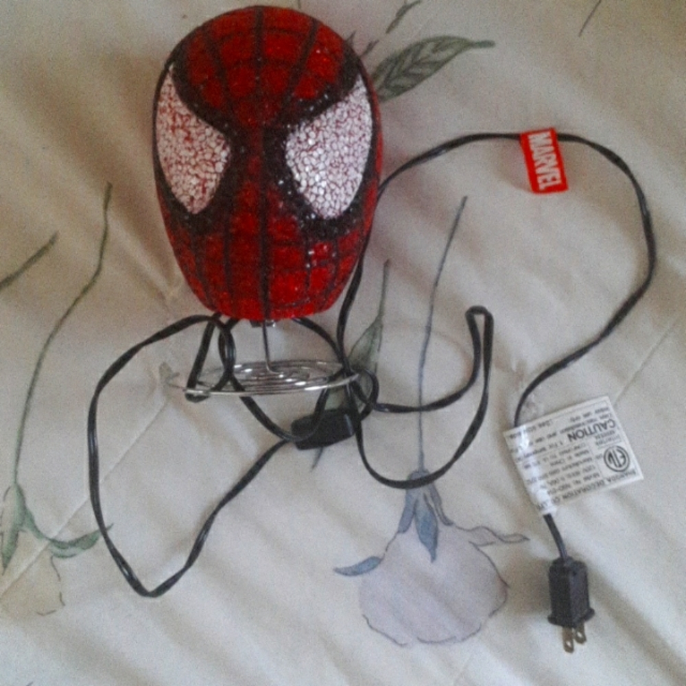 Spiderman head nightlight